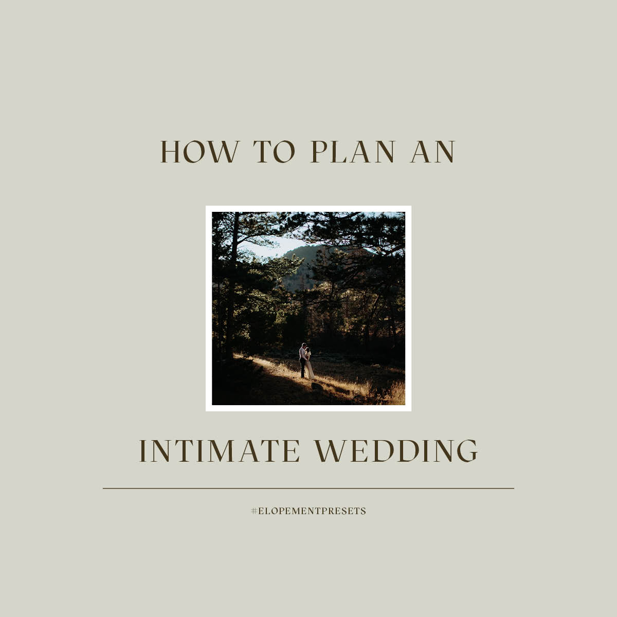 Helping Clients plan an Intimate Wedding